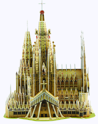 3D puzzle Pop Up World Segrada Familia Basilica Education special present DIY