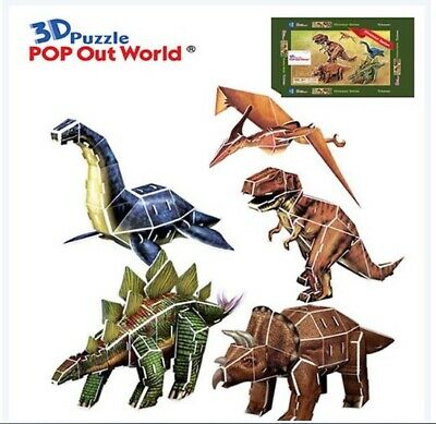 3D puzzle Pop Up World Dinosaur Series - Education special present DIY