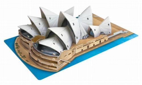 3D puzzle Pop Up World Sydney Opera House - Education present DIY