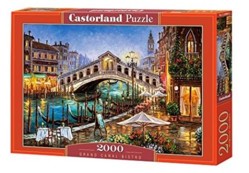 Castorland jigsaw puzzle 2000 - Grand Canal Bistro