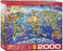 Eurographics jigsaw puzzle 2000 pc crazy world
