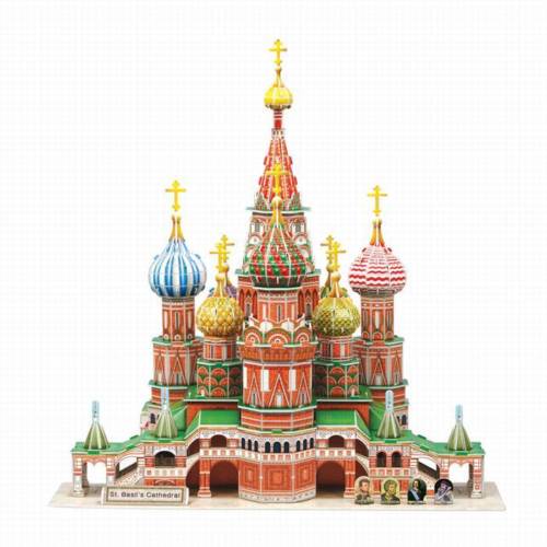 3D puzzle Pop Up World St. Basil's Catedral Education tool special present DIY